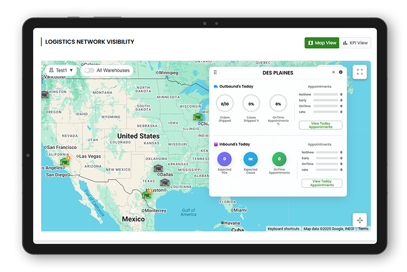 A tablet displaying a 